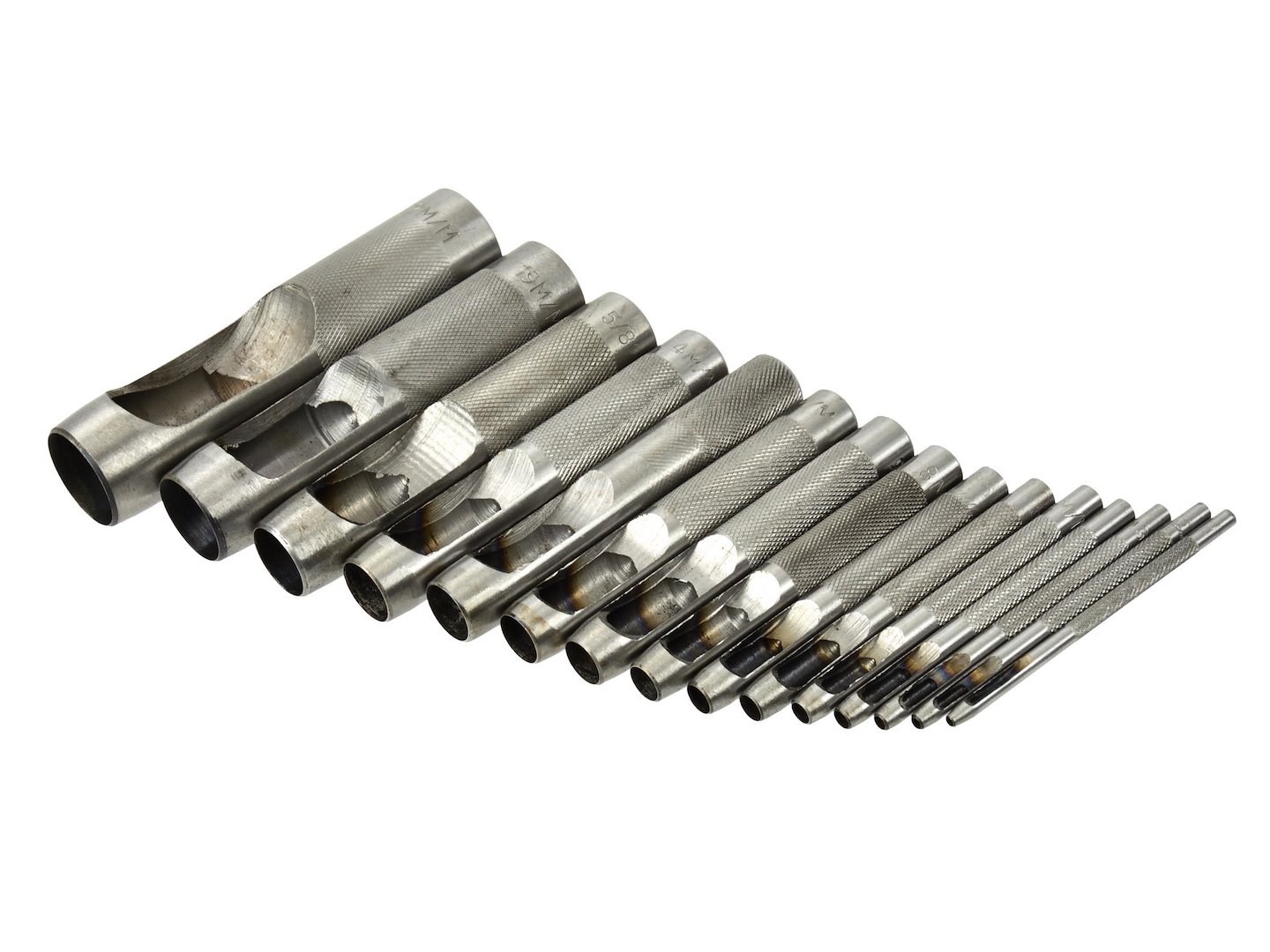 Sada průbojníků na kůži 15 ks 2–22 mm – Geko 2