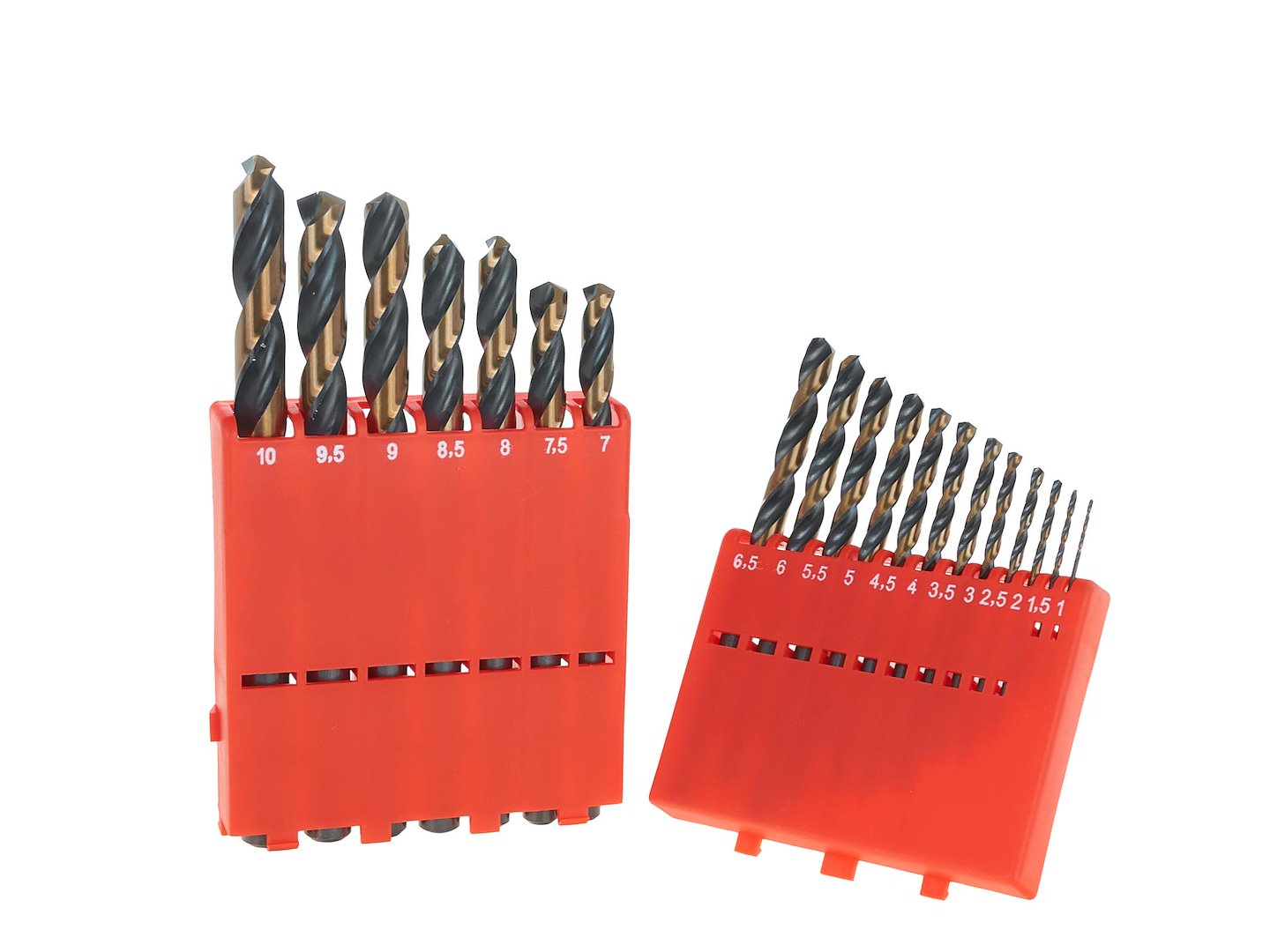 Sada vrtáků do kovu HSS 1,0–10,0 mm, 19 ks – Geko 3