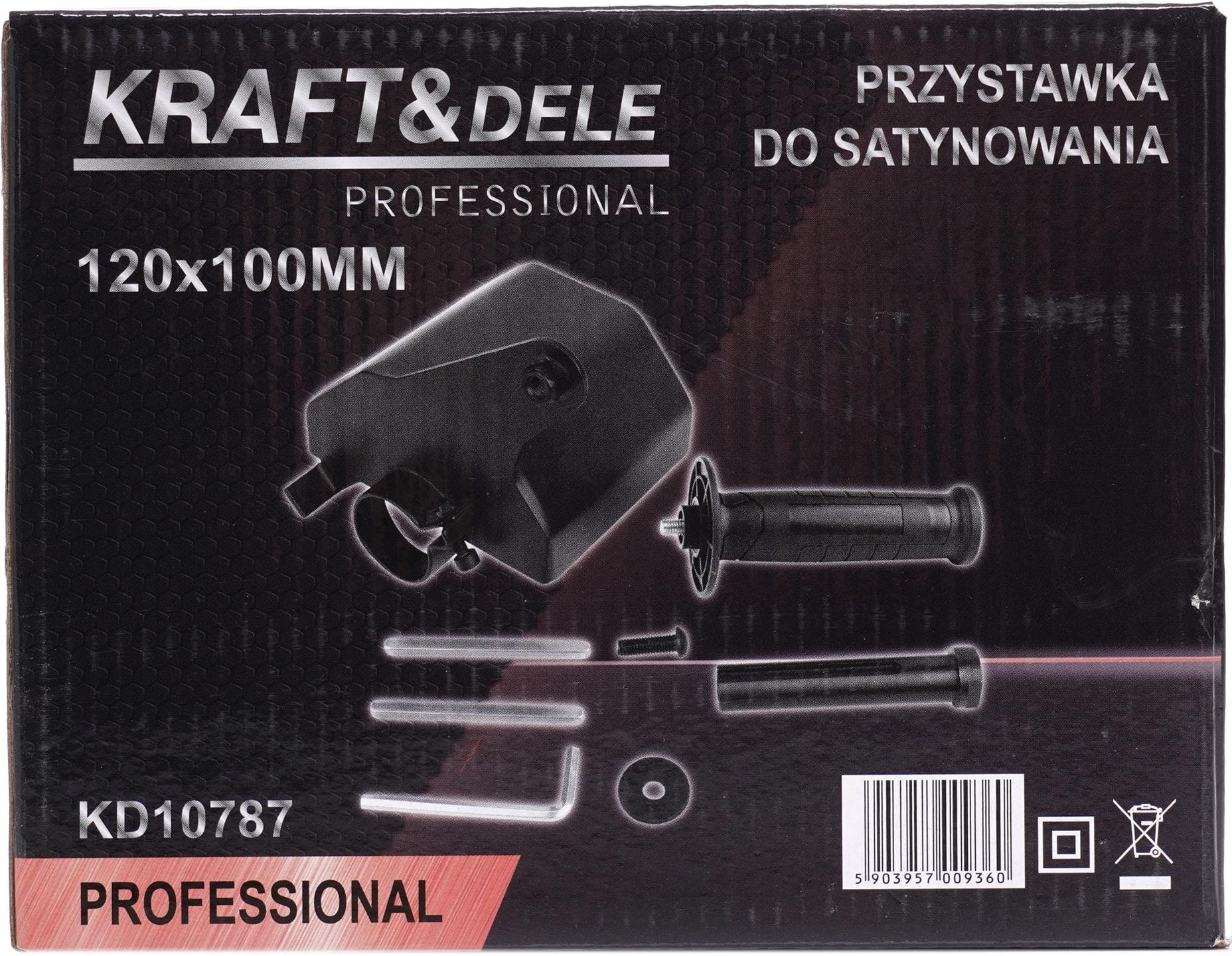 Satinovací nástavec KD10787 – celkový pohled