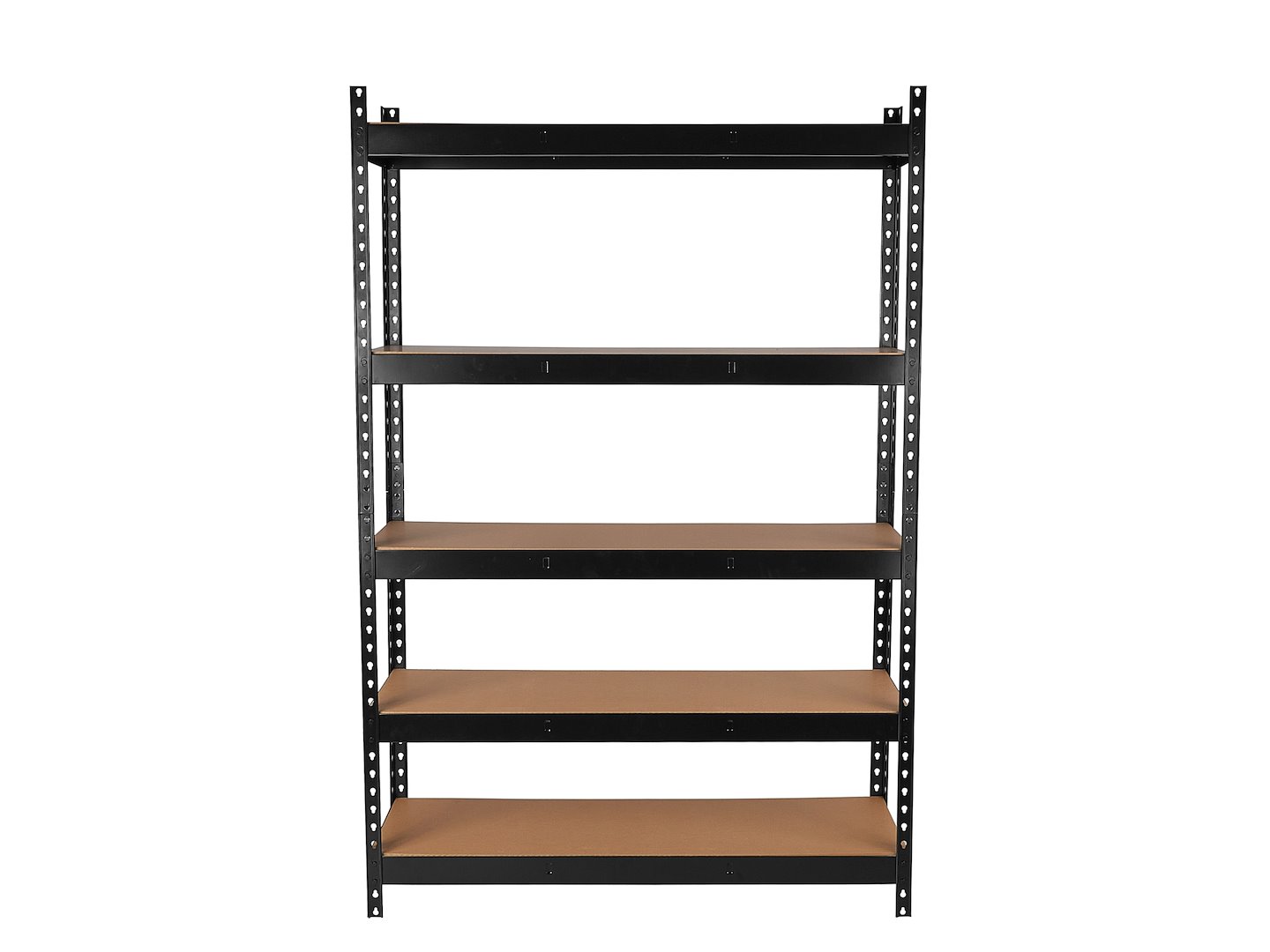 Skladový regál černý 180x40x120 cm 280 kg zesílený Geko — V provozu