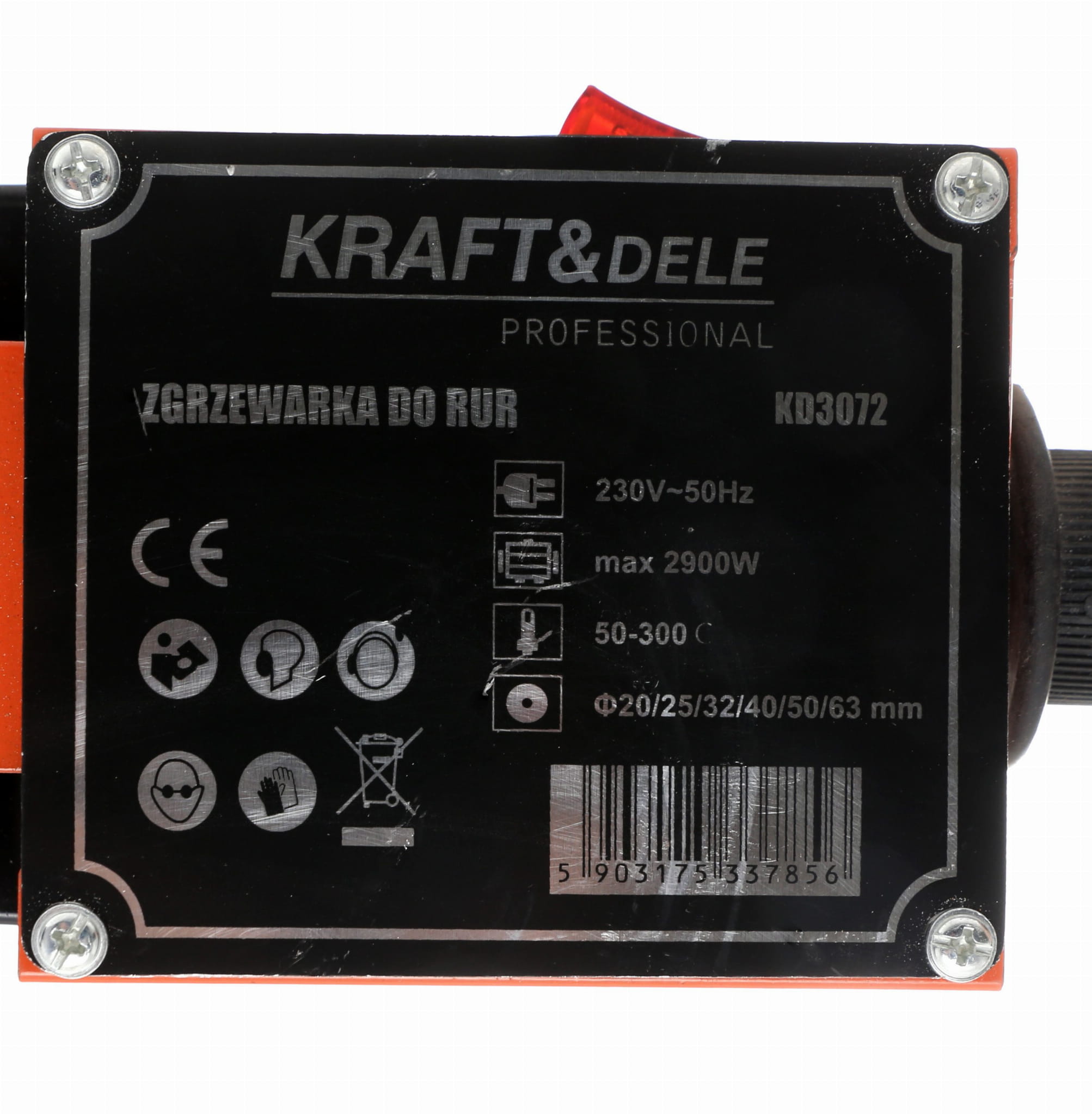 Svařovací stroj na trubky 2900 W KD3072 8