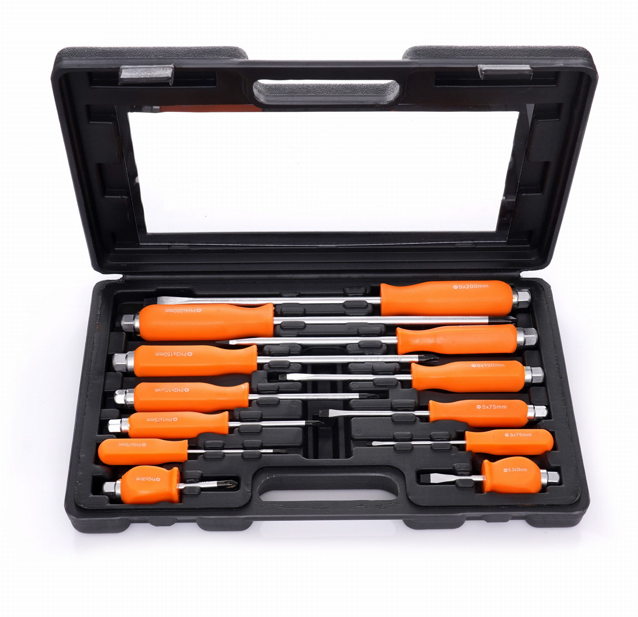 Kraft&Dele KD10946 sada podbíjecích šroubováků — pohled na kufřík