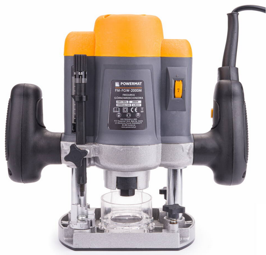 Powermat horní fréza 2000W – hloubkový doraz