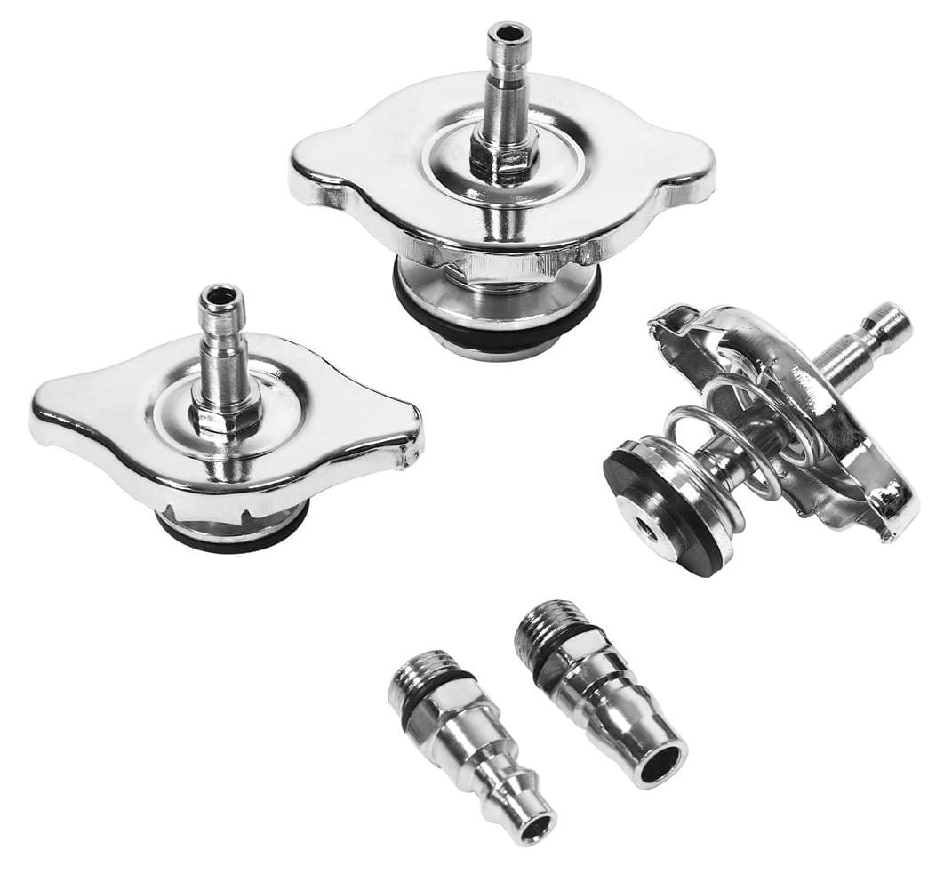 Tester těsnosti chladicího systému KD12501 – použití na vozidle