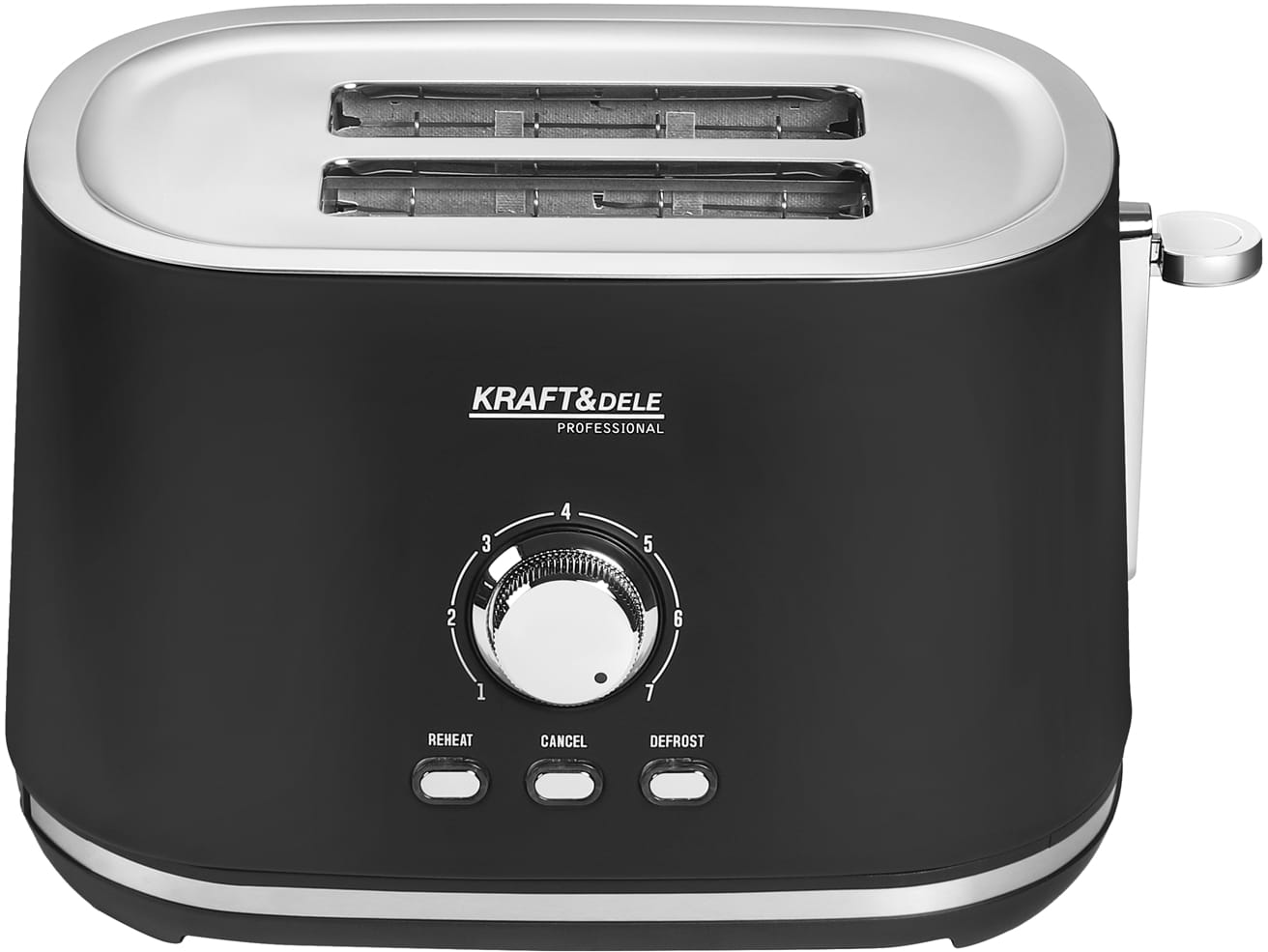 Toster Kraft&Dele KD4156 – pohled zboku se sloty