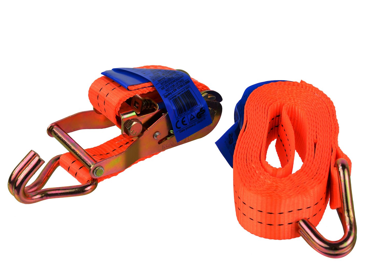 Transportní pás s ráčnou Geko 4 m/2 t/35 mm — Celkový pohled
