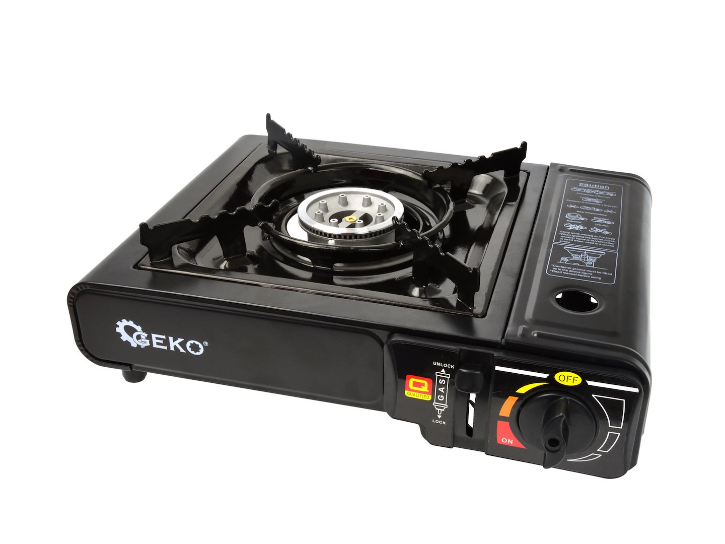 Turistický plynový vaňčiak + gril Geko – 2v1 pre kempovanie a outdoor 8