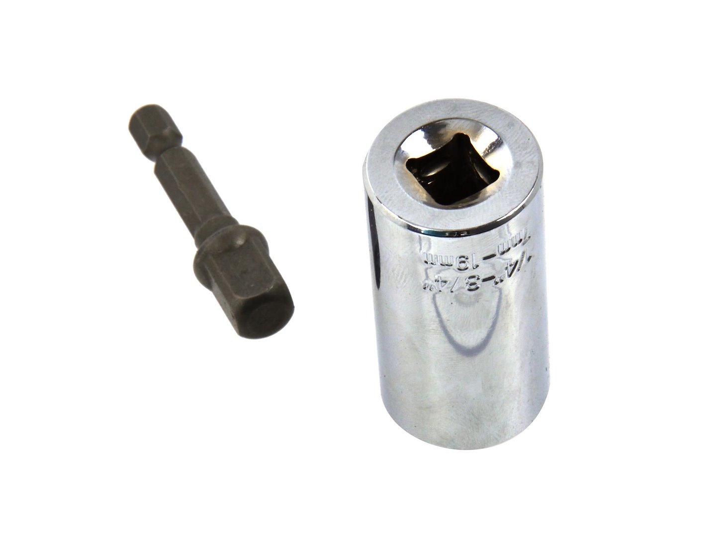 Univerzální nasadka CrV 7–19 mm + adaptér (sada 72/100 ks) – Geko 2