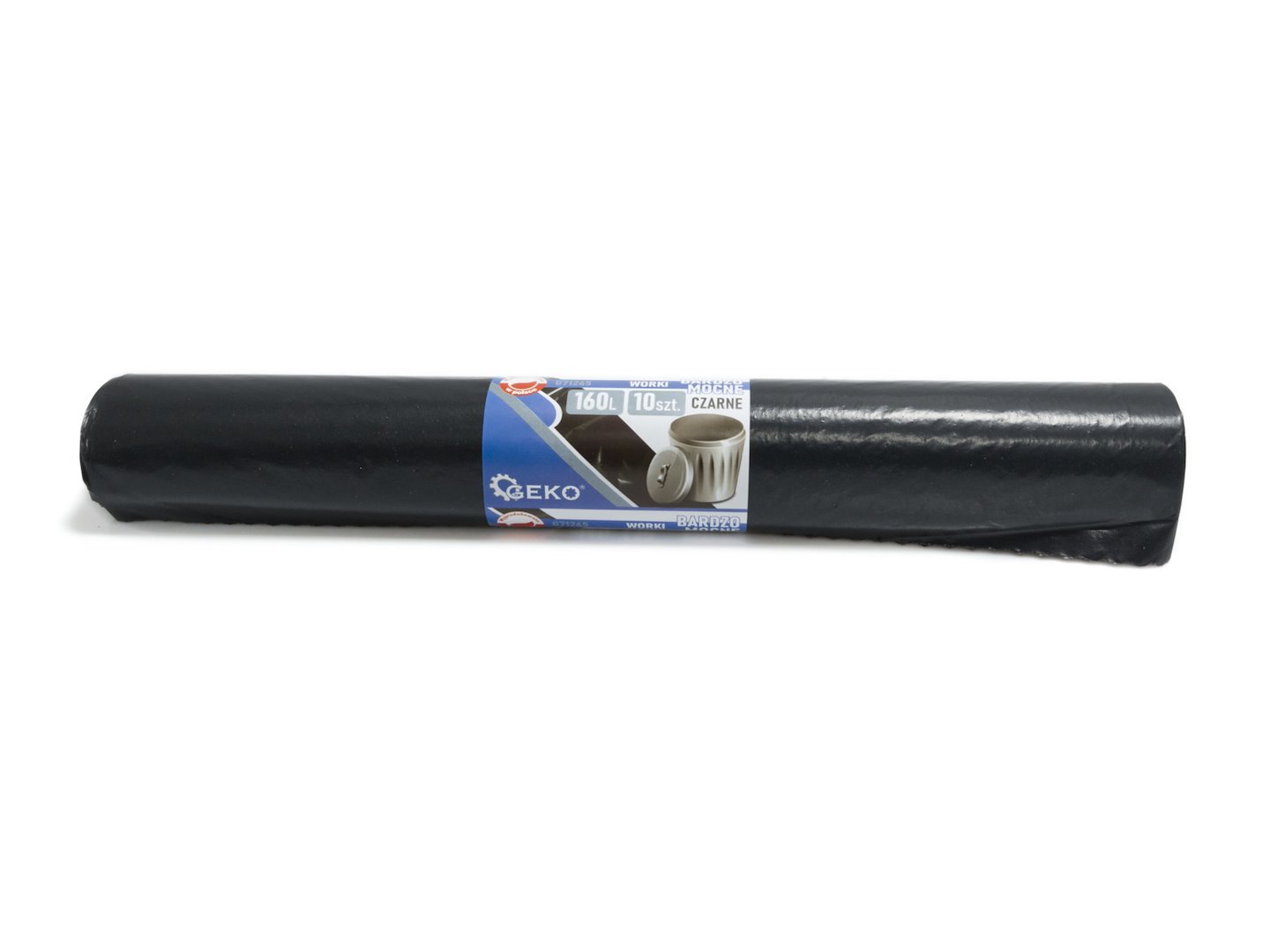 Odpadkové pytle Geko 160 l – černé, role 10 ks — Detail