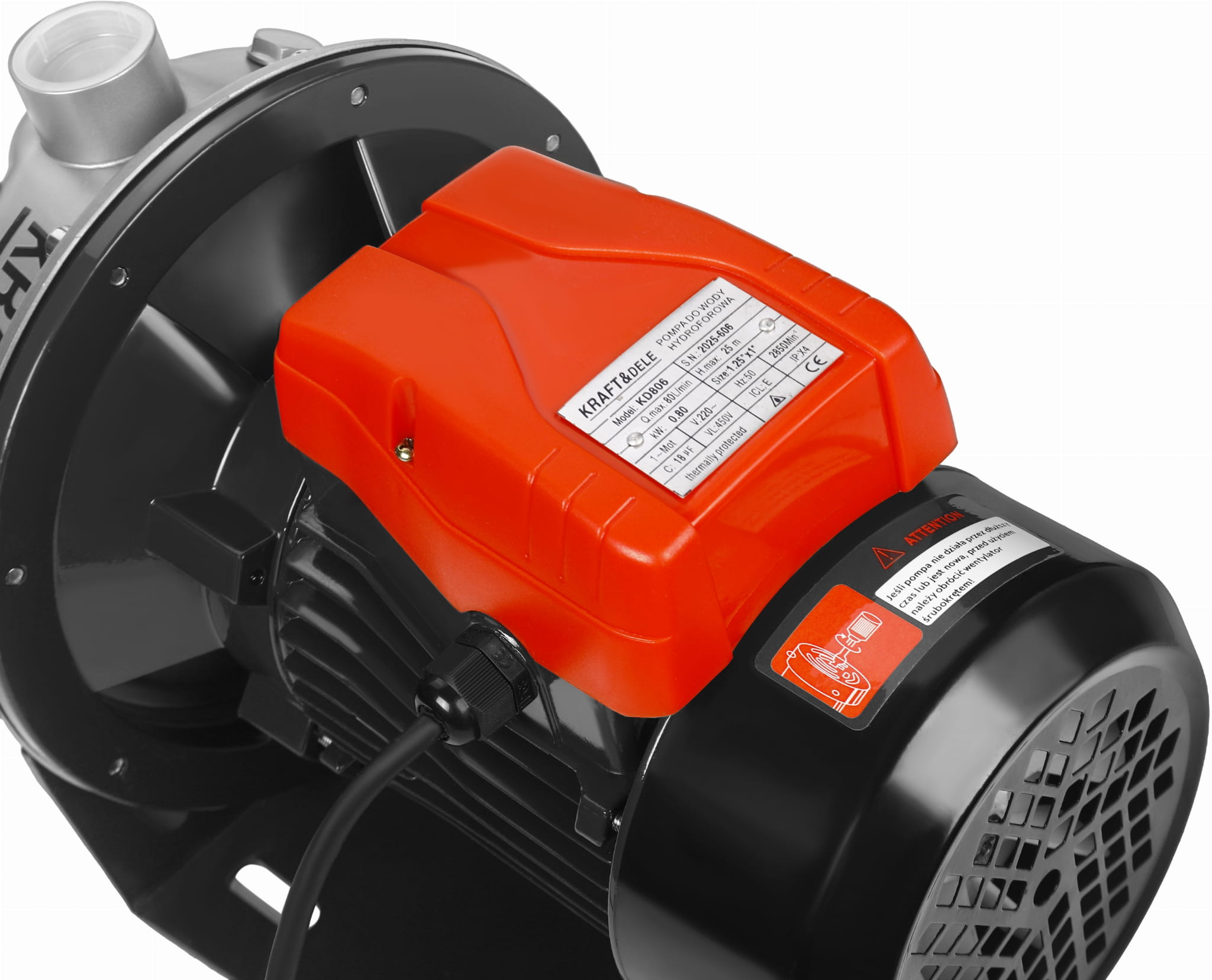 Zahradní čerpadlo KD806 – detail těla čerpadla