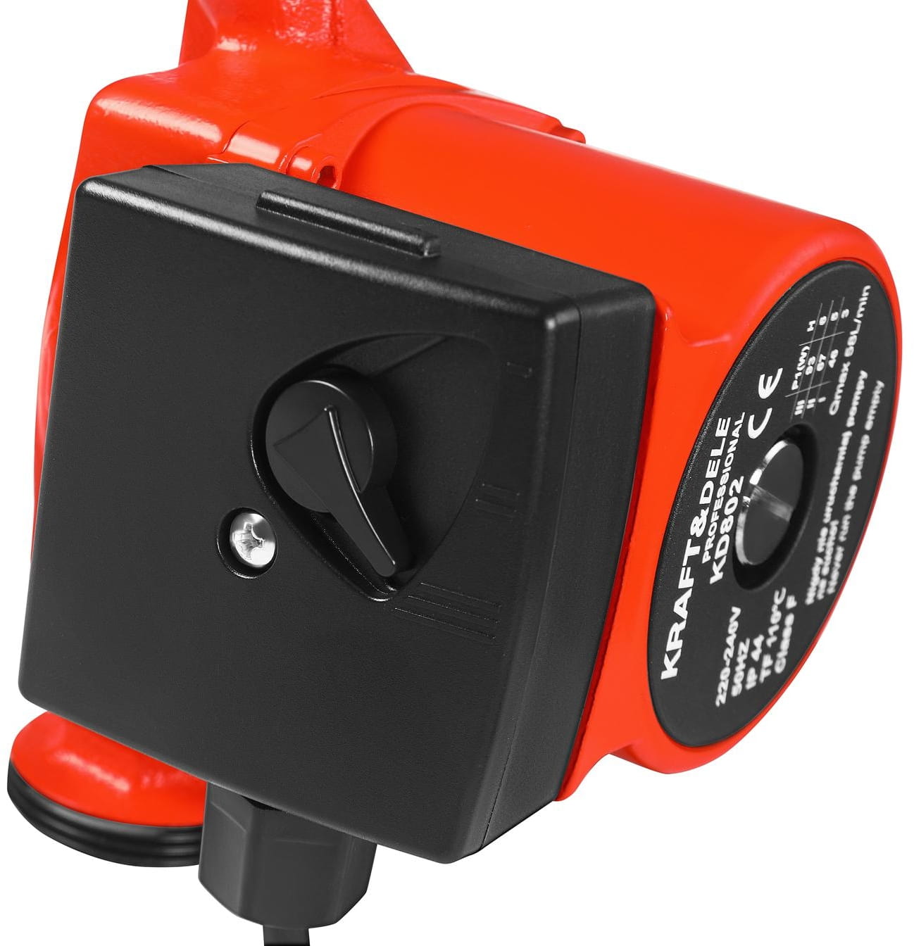 Oběhová pumpa KRAFT&DELE KD802 25-6 – pohled zboku