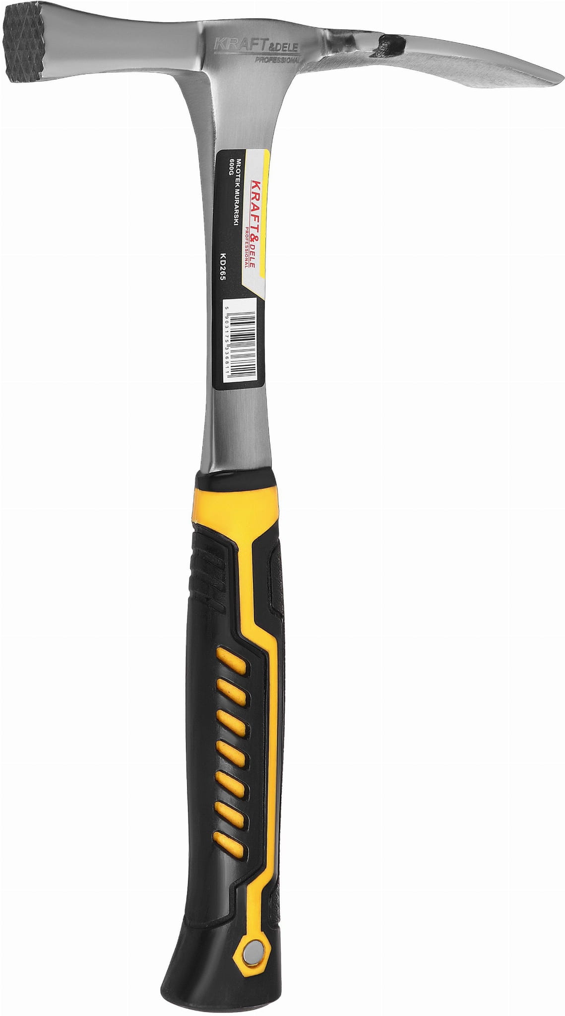Zednické kladivo KD265 – celkový pohled