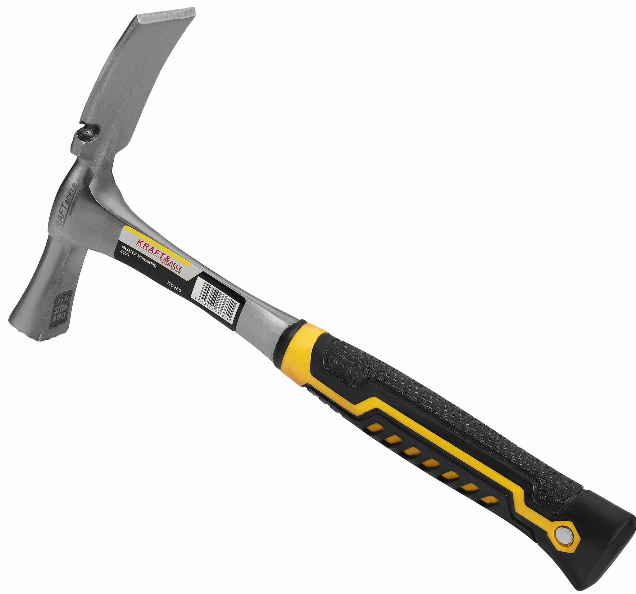Zednické kladivo KD265 – pohled z boku