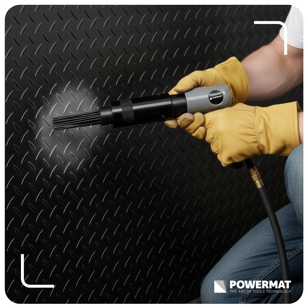 Pneumatické jehlové kladivo PowerMat PM-PMI-19T (19 jehel)