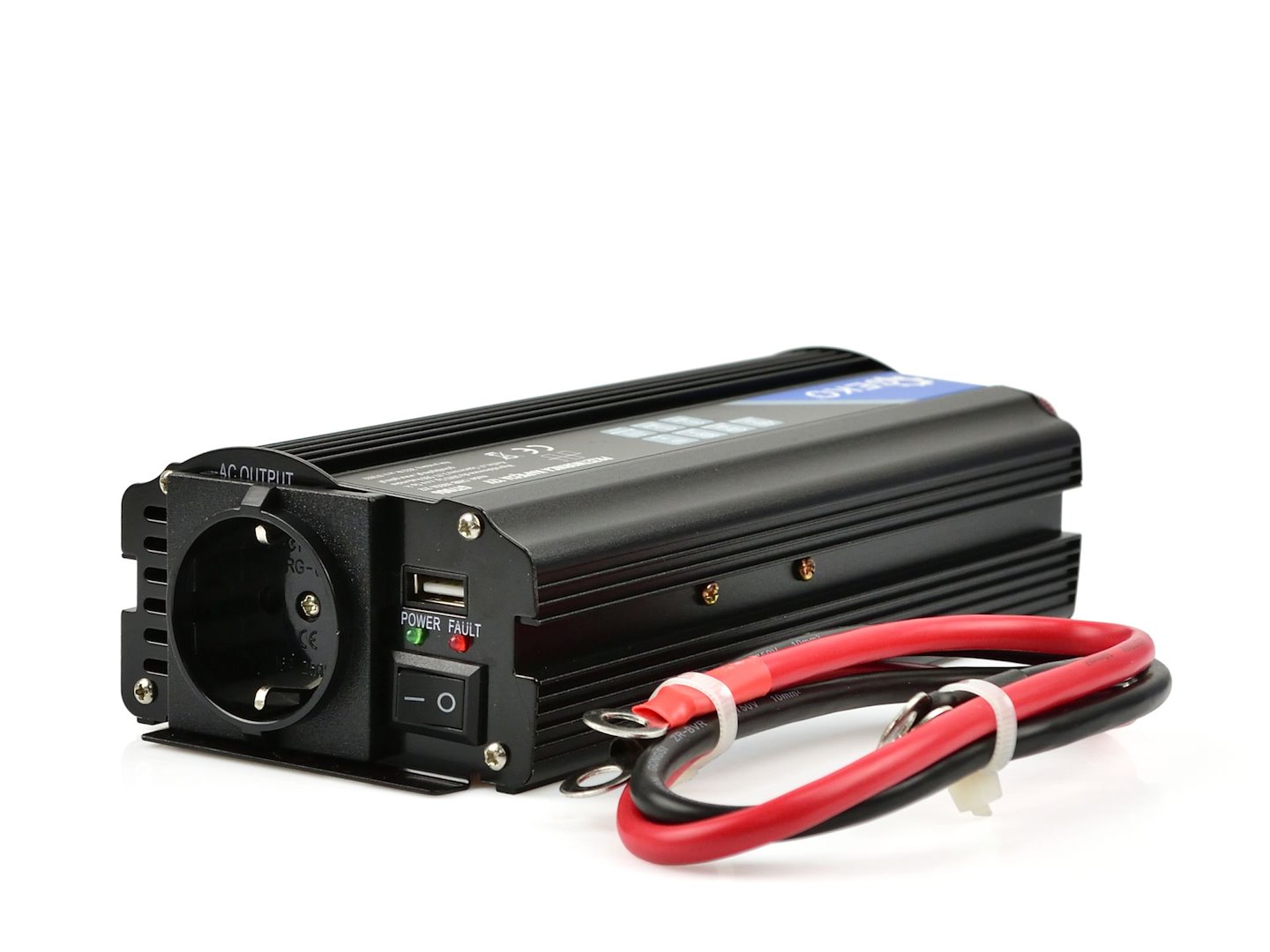 Napěťový měnič 12 V/230 V 800 x 1600 mm Geko — Celkový pohled