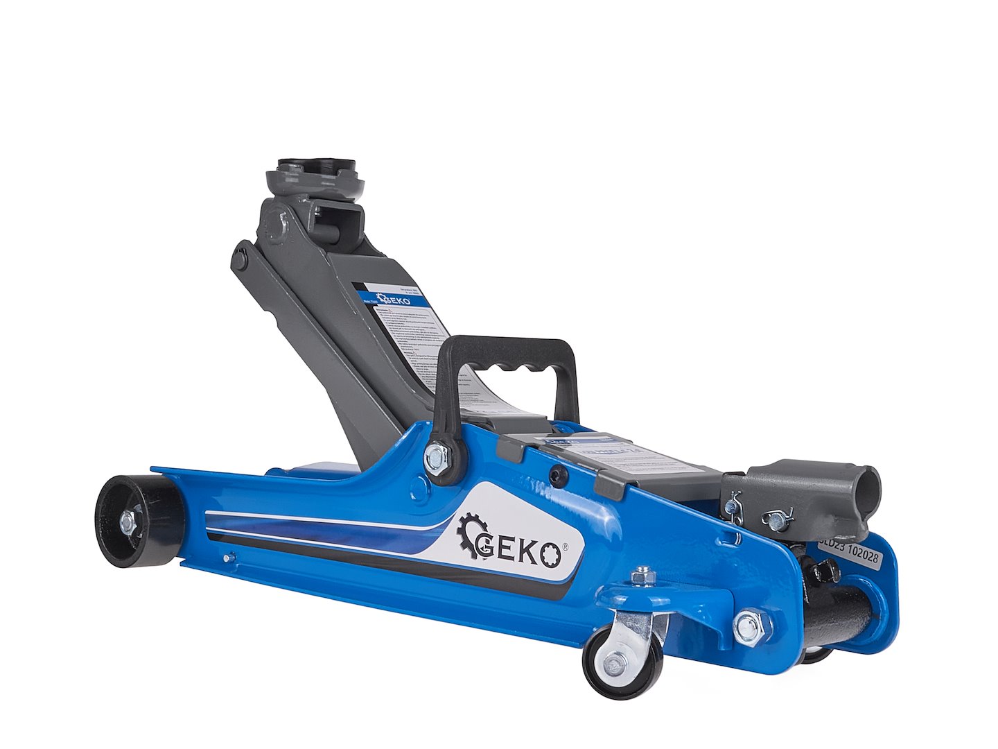 Hydraulický zvedák 25t nízkoprofilový Geko — V provozu
