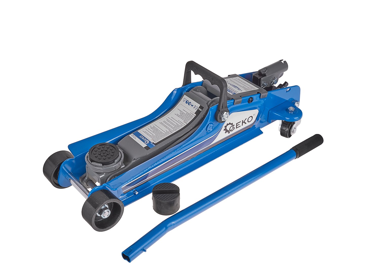 Hydraulický zvedák 25t nízkoprofilový Geko — Celkový pohled