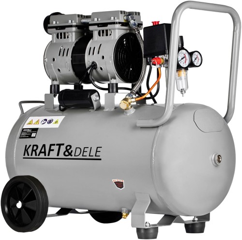 Bezolejový kompresor Kraft&Dele KD1396 50 l – celkový pohled
