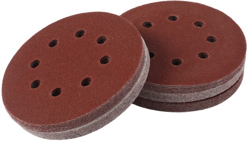 Brusný papír 50 ks, kotouč 125 mm P120 se suchým zipem KD11811