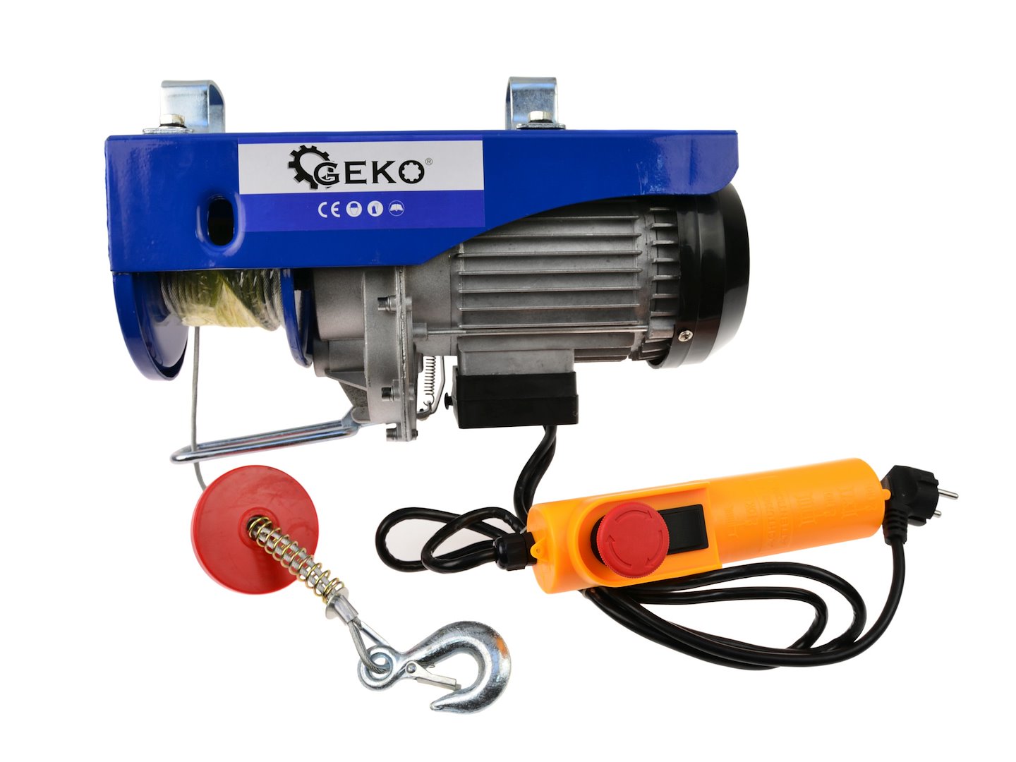 Elektrický naviják Geko 400 x 800 mm — V provozu
