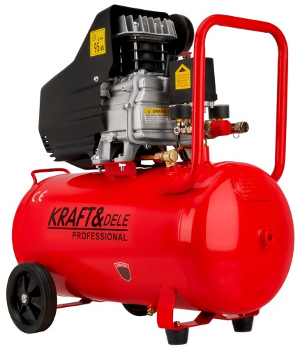 Olejový kompresor 50 l Kraft&Dele KD401 – celkový pohled