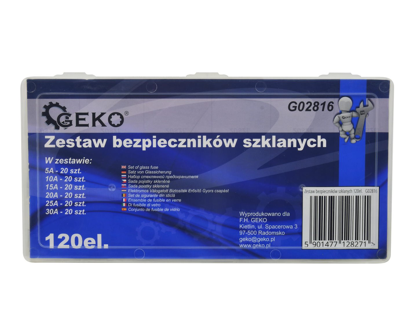 Sada Skleněných Pojistek 120 ks 3