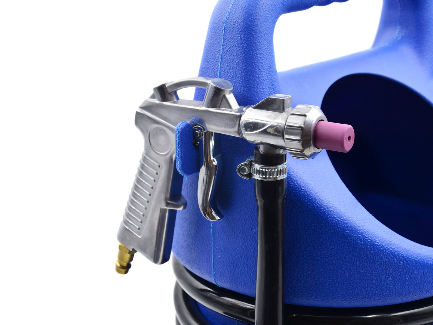 Pneumatická pískovačka Geko 10 l s sifonem 4–7 mm — Detail