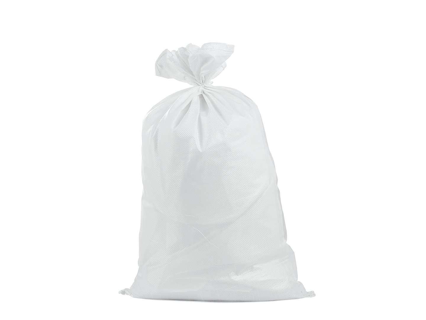 Polypropylenový pytel Geko 65 x 105 cm 50 kg bílý — V provozu