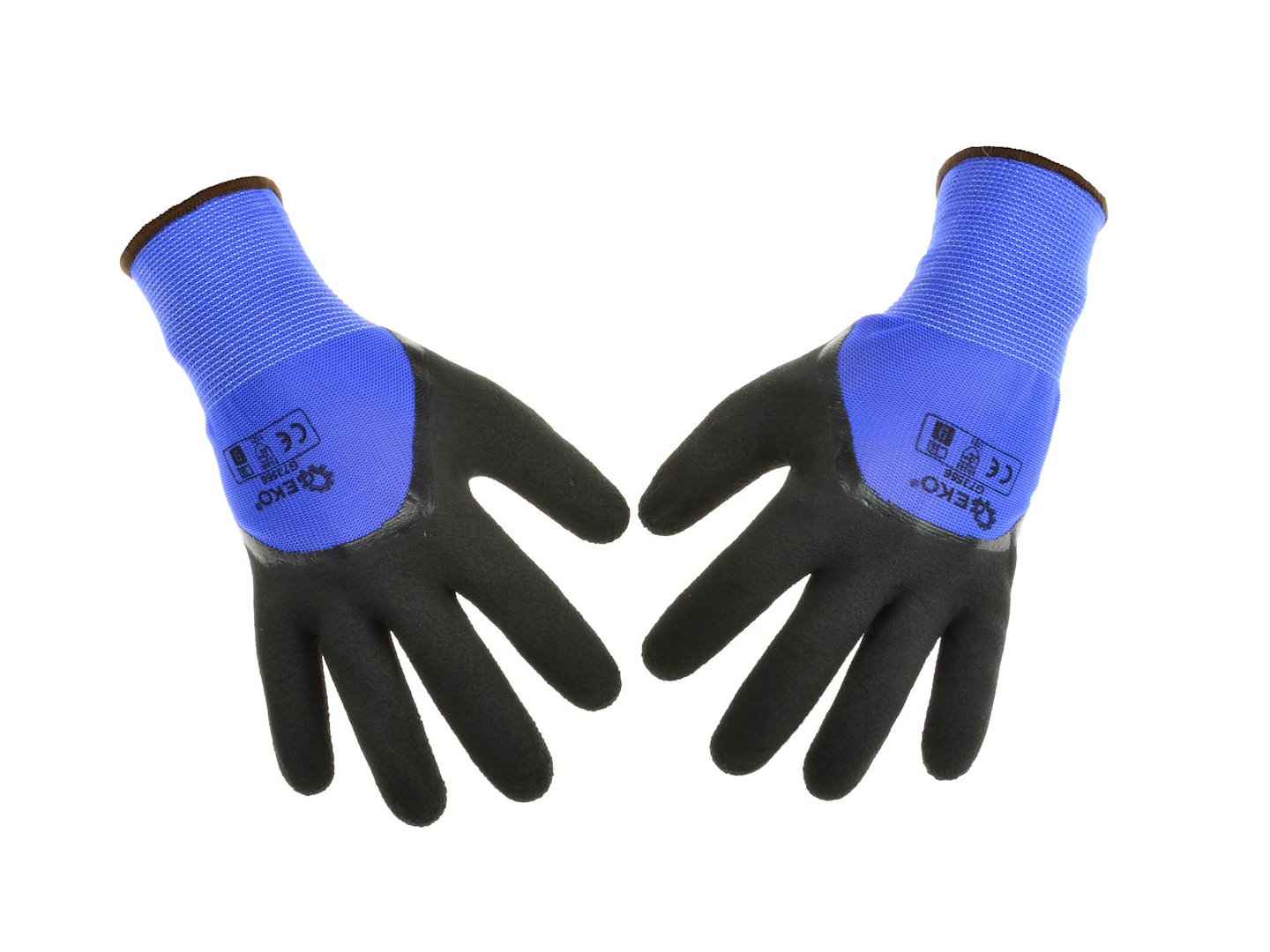 Ochranné pracovní rukavice Geko – latexová pěna 3–4 mm, velikost 9, balení 12 párů 1