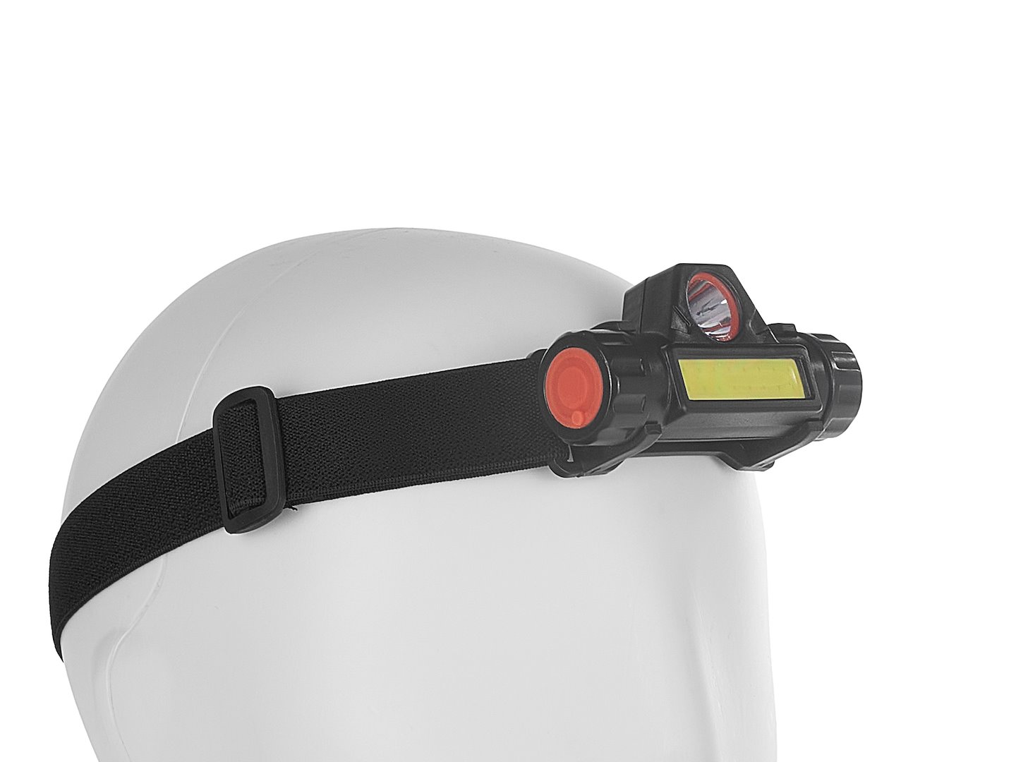 Čelovka s otočnou hlavou LED COB 3W – baterie 800 mAh, krytí IP20 (Geko) 4