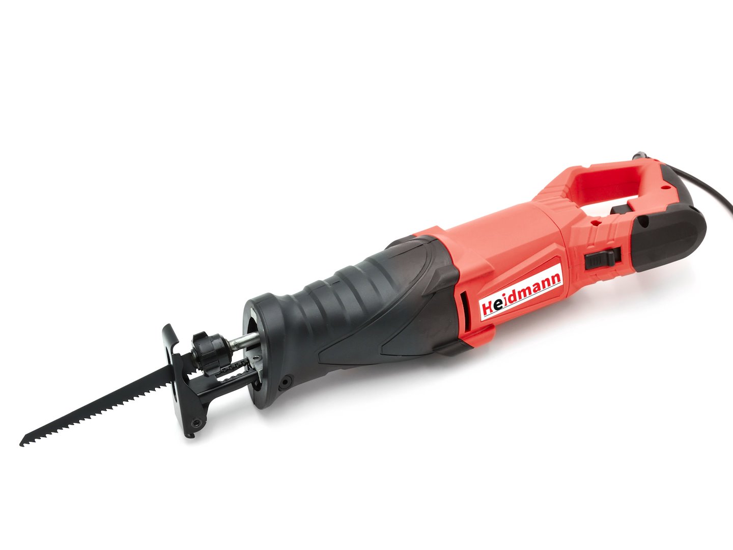 Šavlová pila Heidmann s výkonem 850 W a maximální hloubkou řezu 11,5 cm — Detail