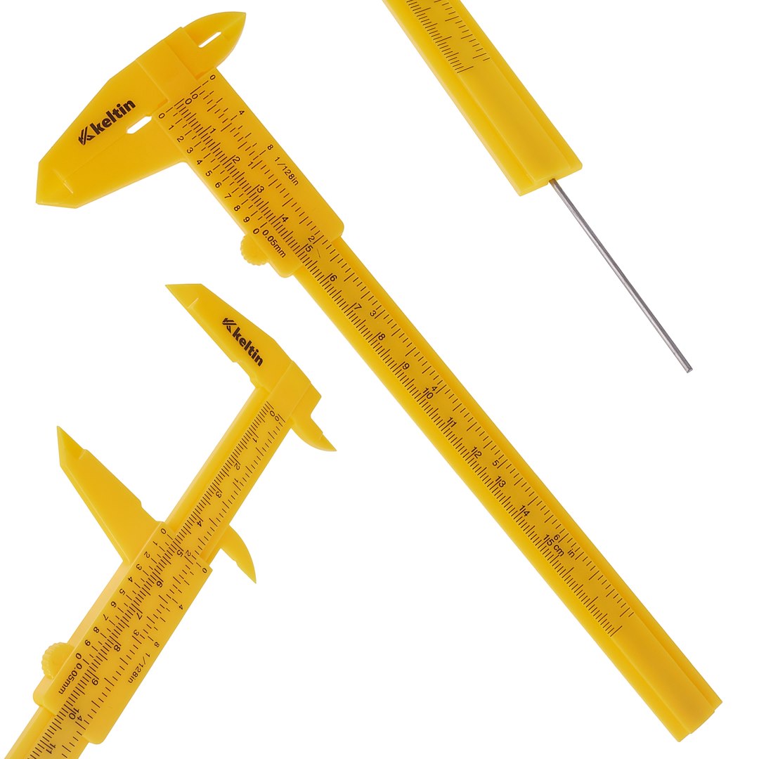 Plastové posuvné měřítko 0–150 mm Geko 1