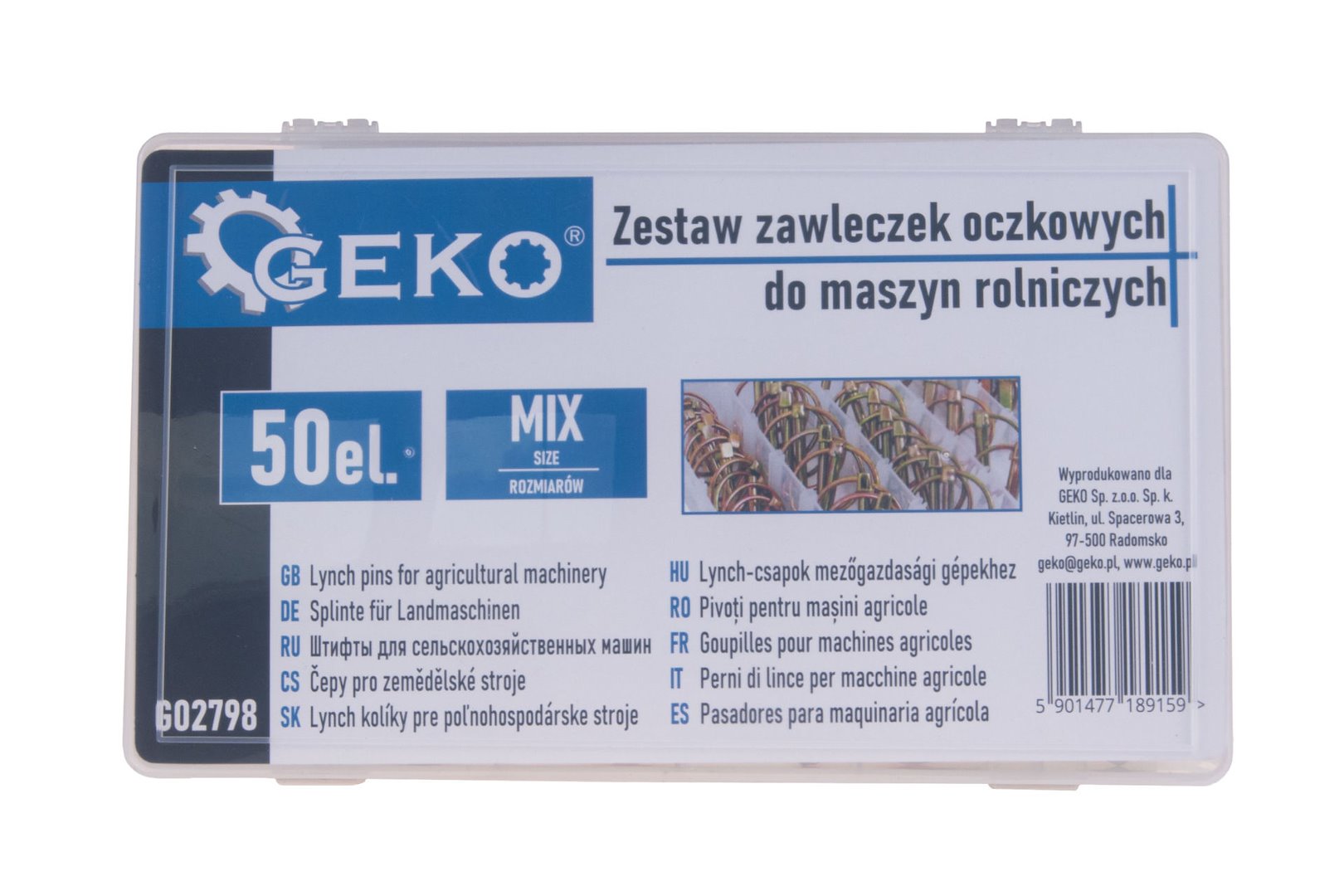 Sada okových závlaček pro zemědělské stroje, 50 ks. (12) 2