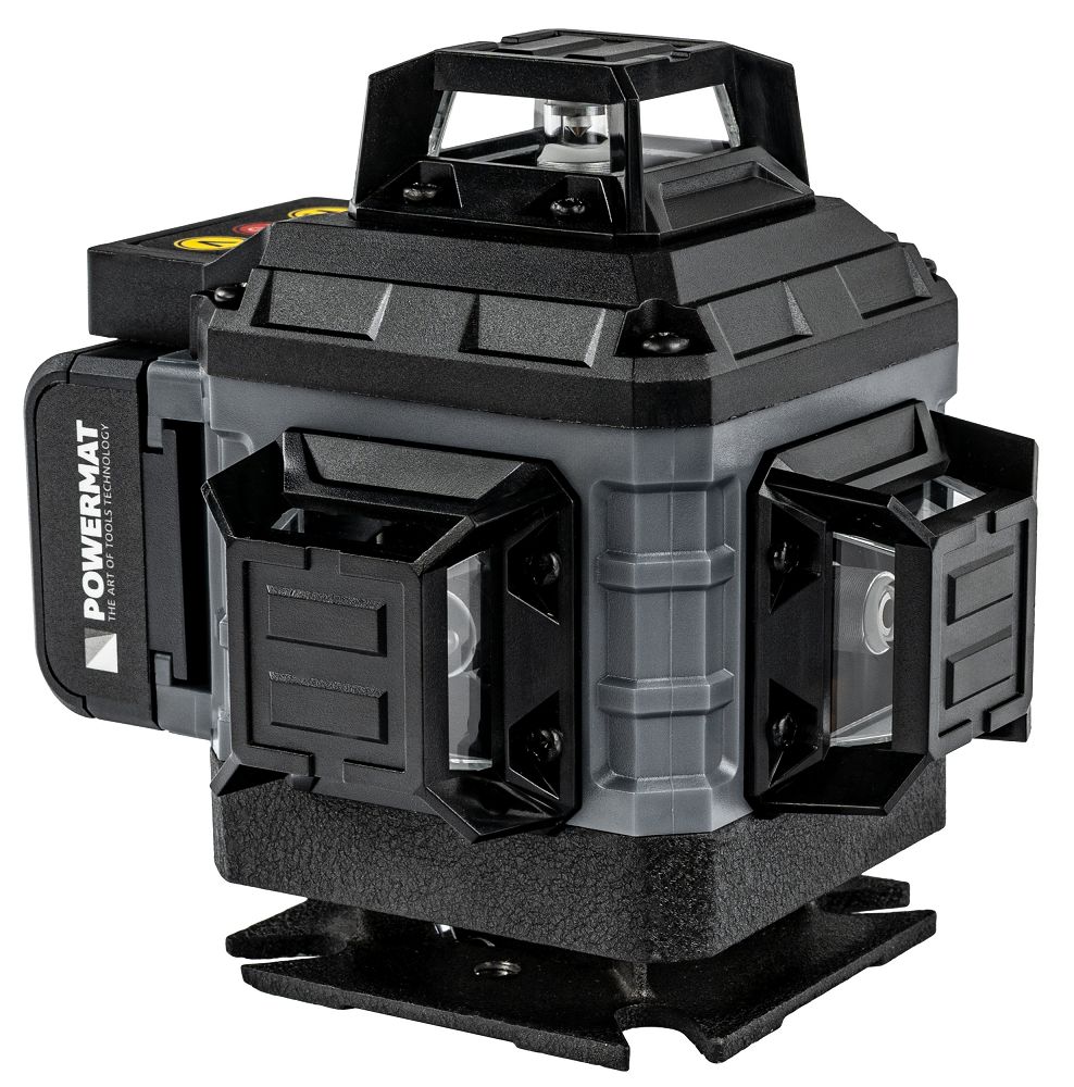 Křížový laser 4D 16 linií se zeleným paprskem 40 m POWERMAT PM-PLK-4DM2