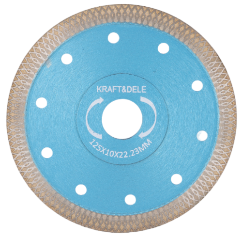 Diamantový kotouč Kraft-Dele KD1959 125 mm – celkový pohled na kotouč