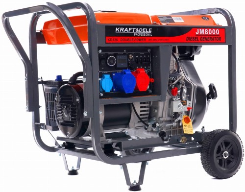 Dieselový agregát 8 kW 80 % 230/380 V KD126