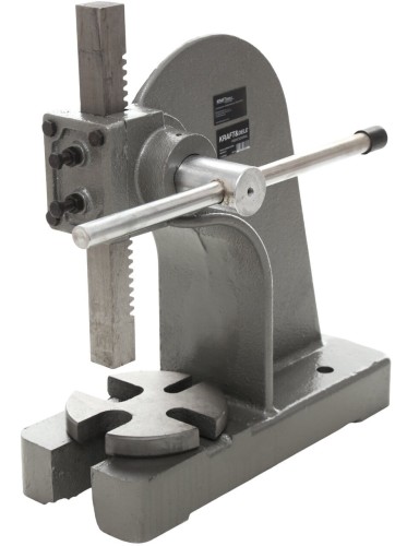 Ruční hydraulický lis 2T KD10343 – celkový pohled na produkt