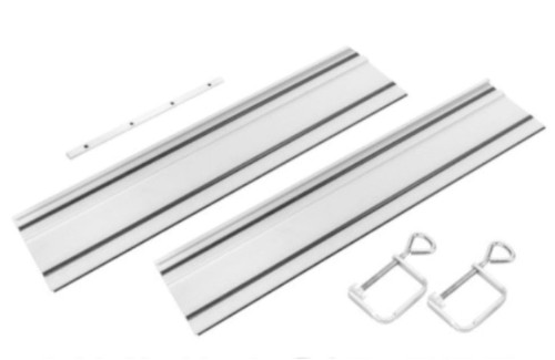 Vodicí lišta pro ponornou pilu 2×700 mm KD10196 – celkový pohled na sadu dvou lišt