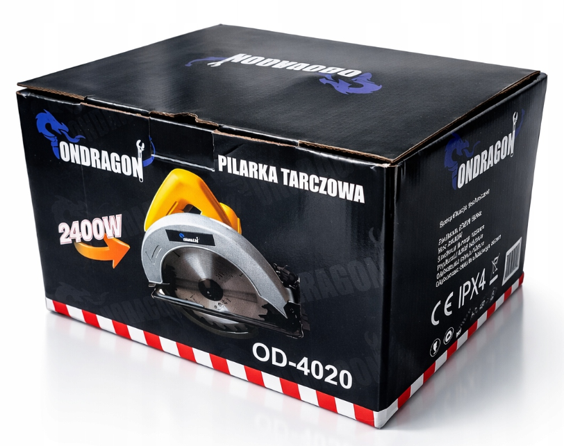 Ruční kotoučová pila ONDRAGON – laserové vedení řezu