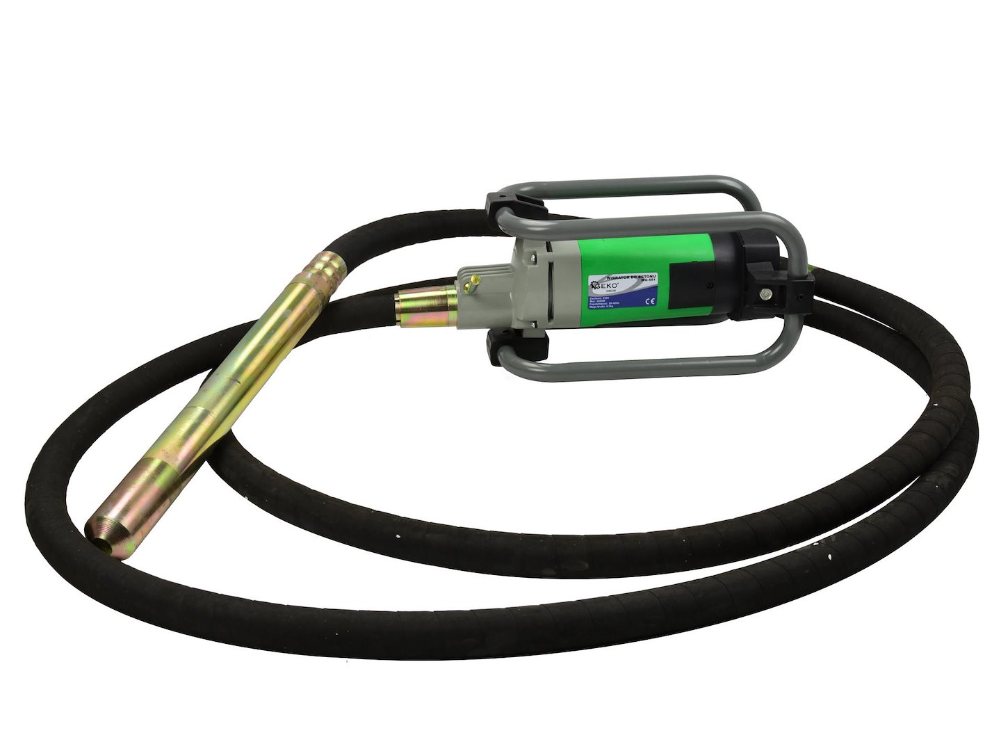 Vibrátor na beton Geko WG-551 6M – elektrické zhutnění s 6m dosahem pro profesionální stavby 1