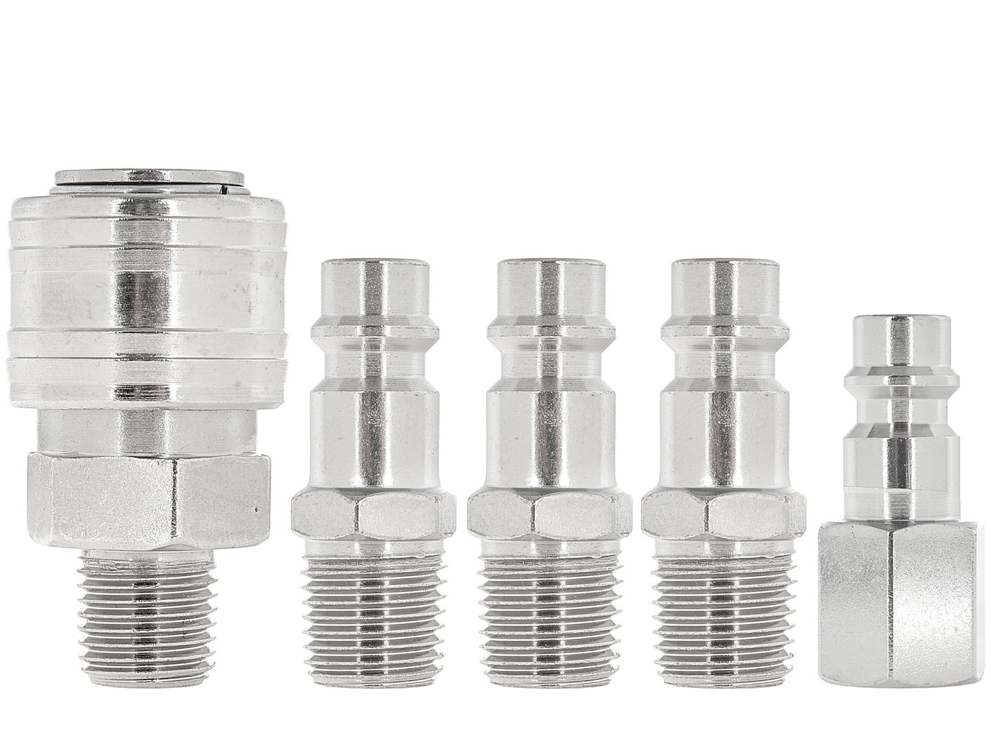 Vzduchový filtr – odlučovač vody 1/4" + rychlospojky Geko 4