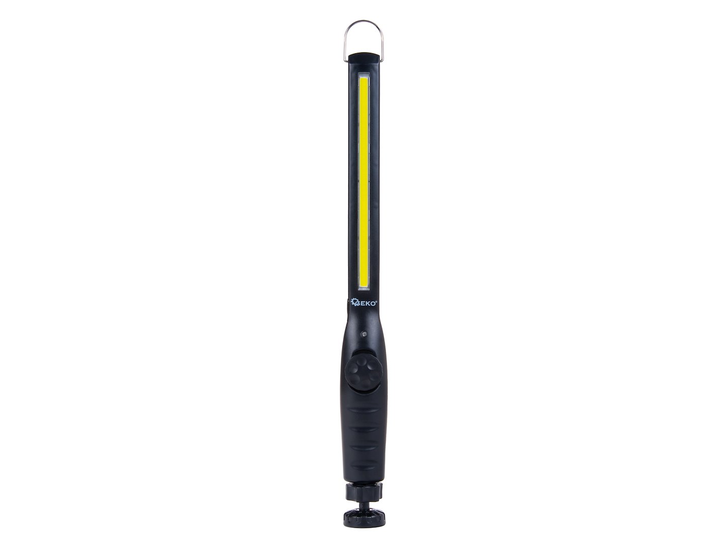 Dílenská LED COB lampa GEKO 10W s magnetem - dobíjecí 1800mAh, 450lm, IP44 odolnost 2