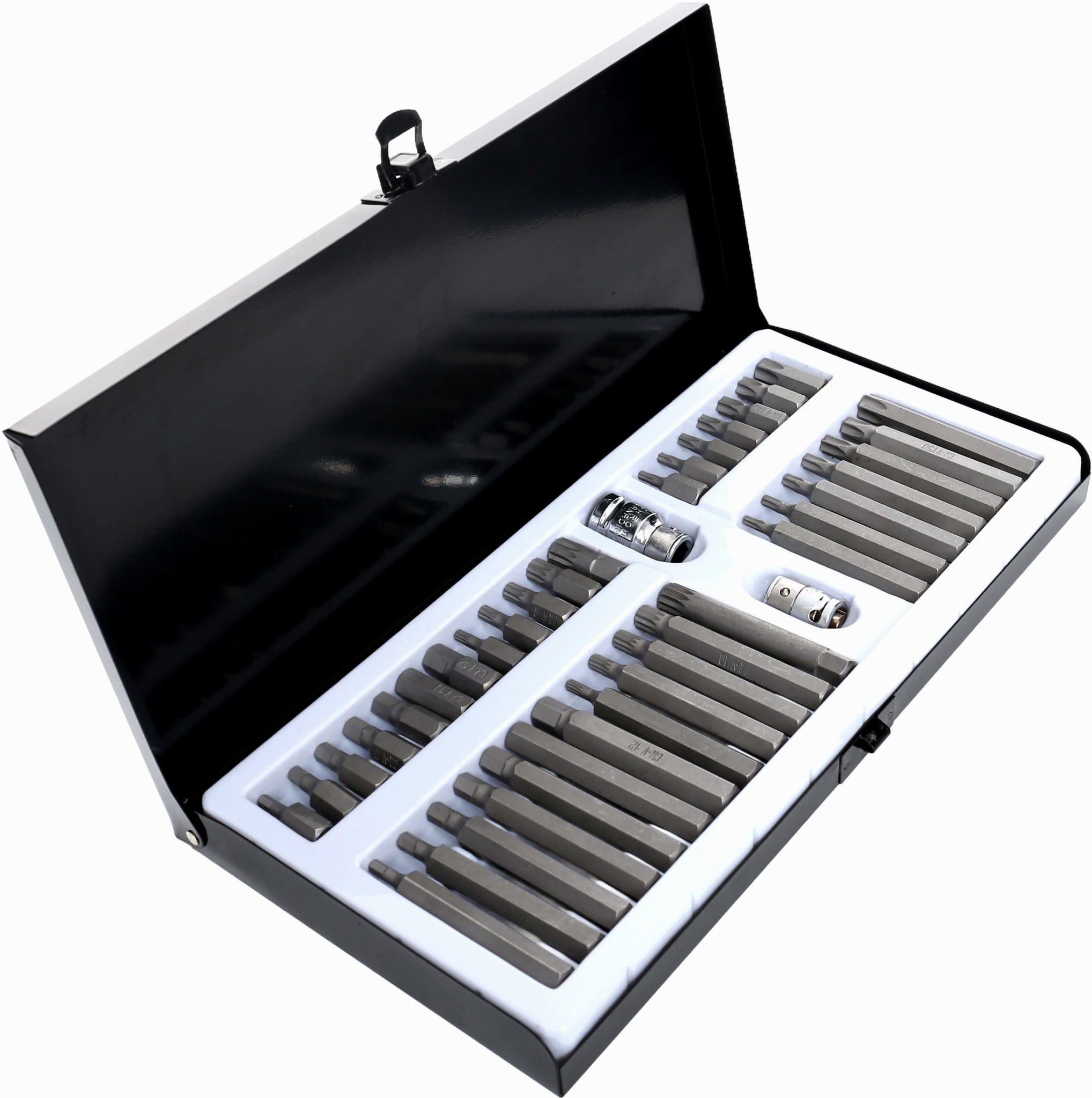 Sada bitů TORX HEX SPLINE 40 ks KD10220 – celkový pohled na sadu