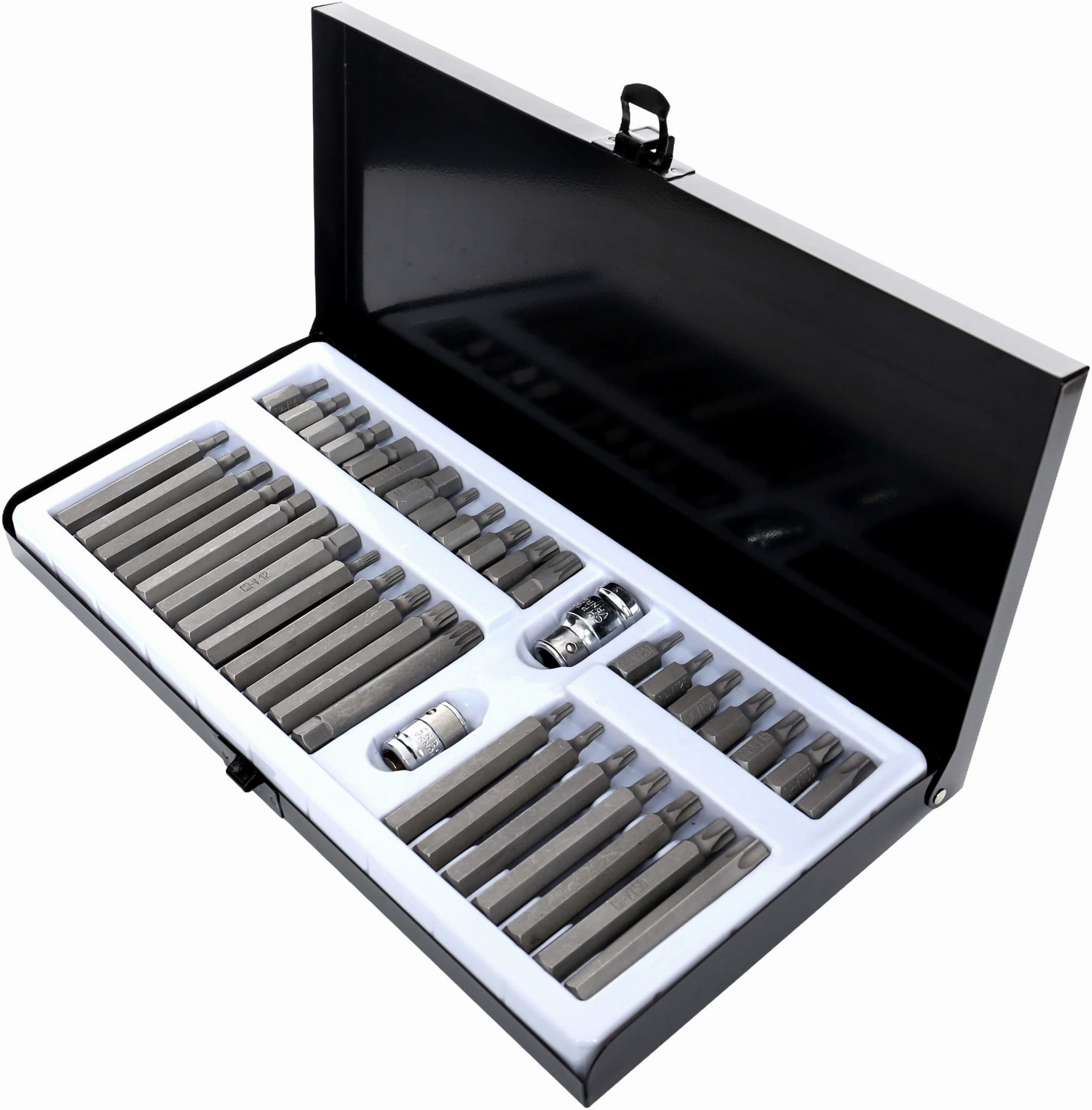 Sada bitů TORX HEX SPLINE 40 ks KD10220 – detail bitů