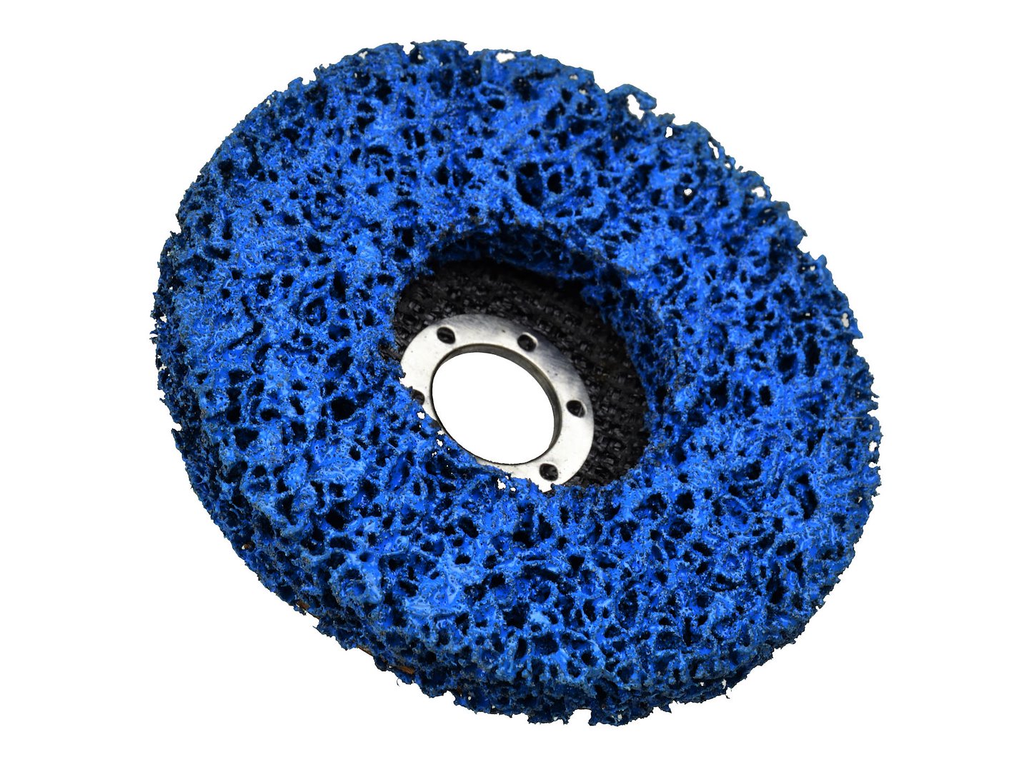 Brusný kotouč Geko 125 x 22,2 mm z netkané textilie na kov - profesionální kvalita pro brušení a čištění 1