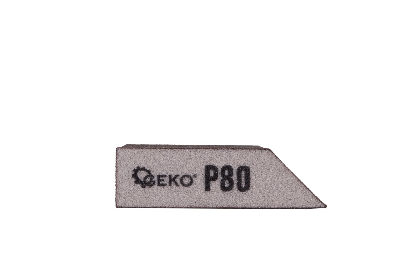 Šikmá brusná kostka Geko 125×90×25 mm P80 pro profesionální brušení a obrušování 3