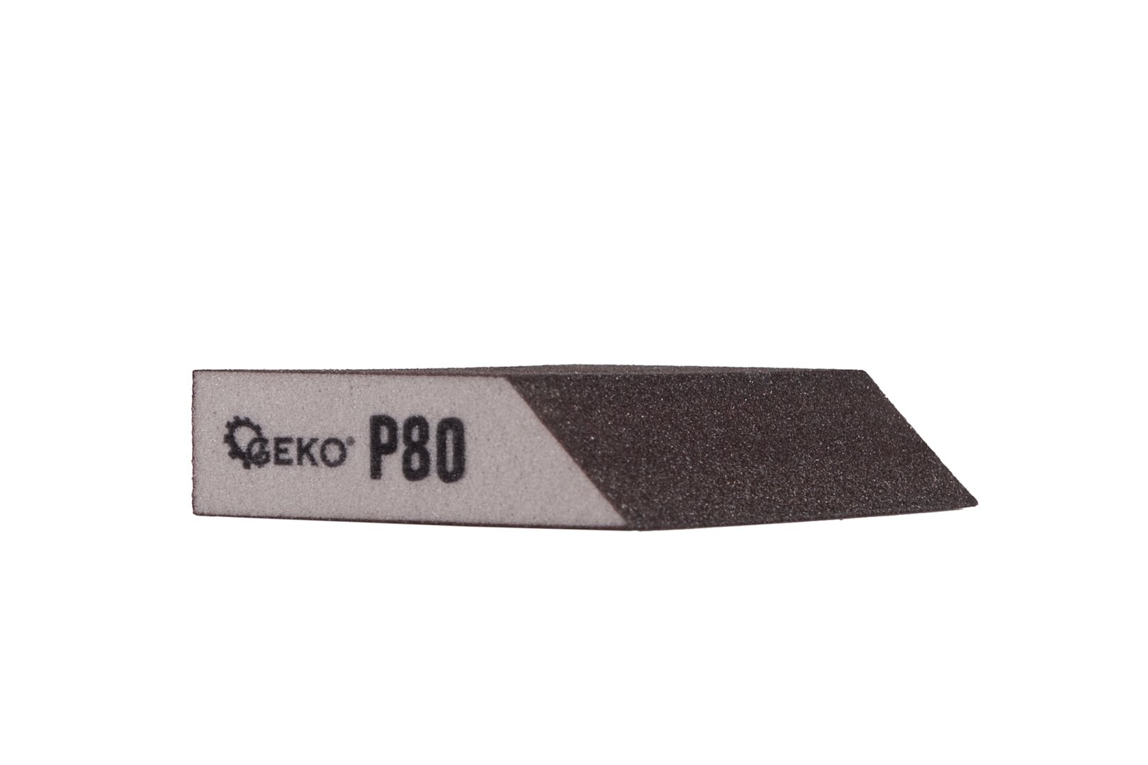 Šikmá brusná kostka Geko 125×90×25 mm P80 pro profesionální brušení a obrušování 4