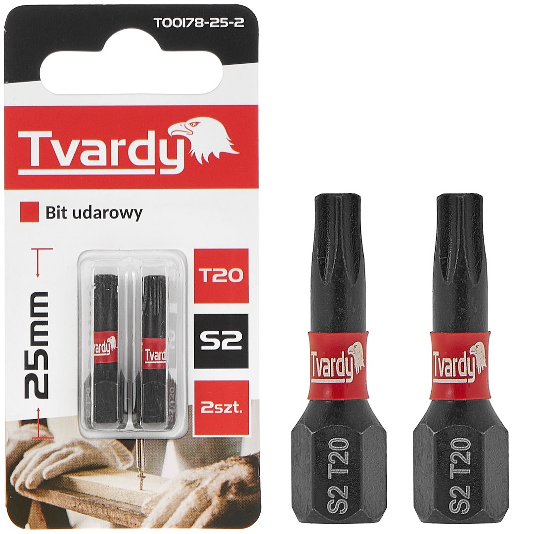Náboj do příklepové vrtačky Geko T20 25mm S2 - profesionální kvalita z oceli S2 1
