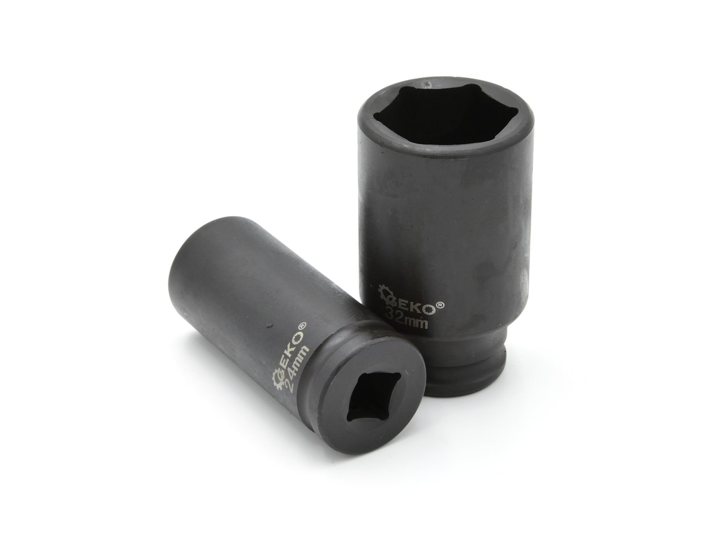 Sada dlouhých nástrčných klíčů Geko 1/2" 10–32 mm, 16 kusů – CrV ocel 4
