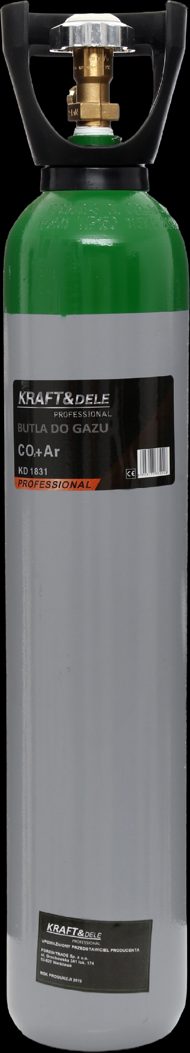 Prázdná plynová láhev AR CO2 8 l KD1831 1